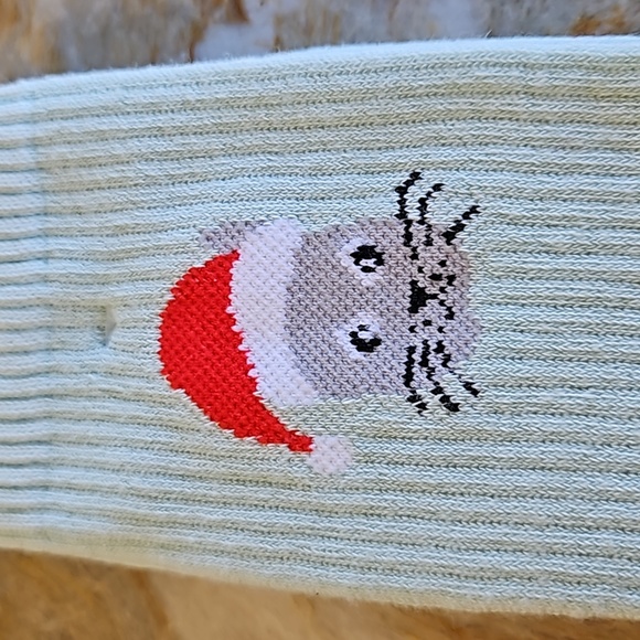 FELINE FESTIVE women's Crew socks-5/9 - Picture 2 of 4